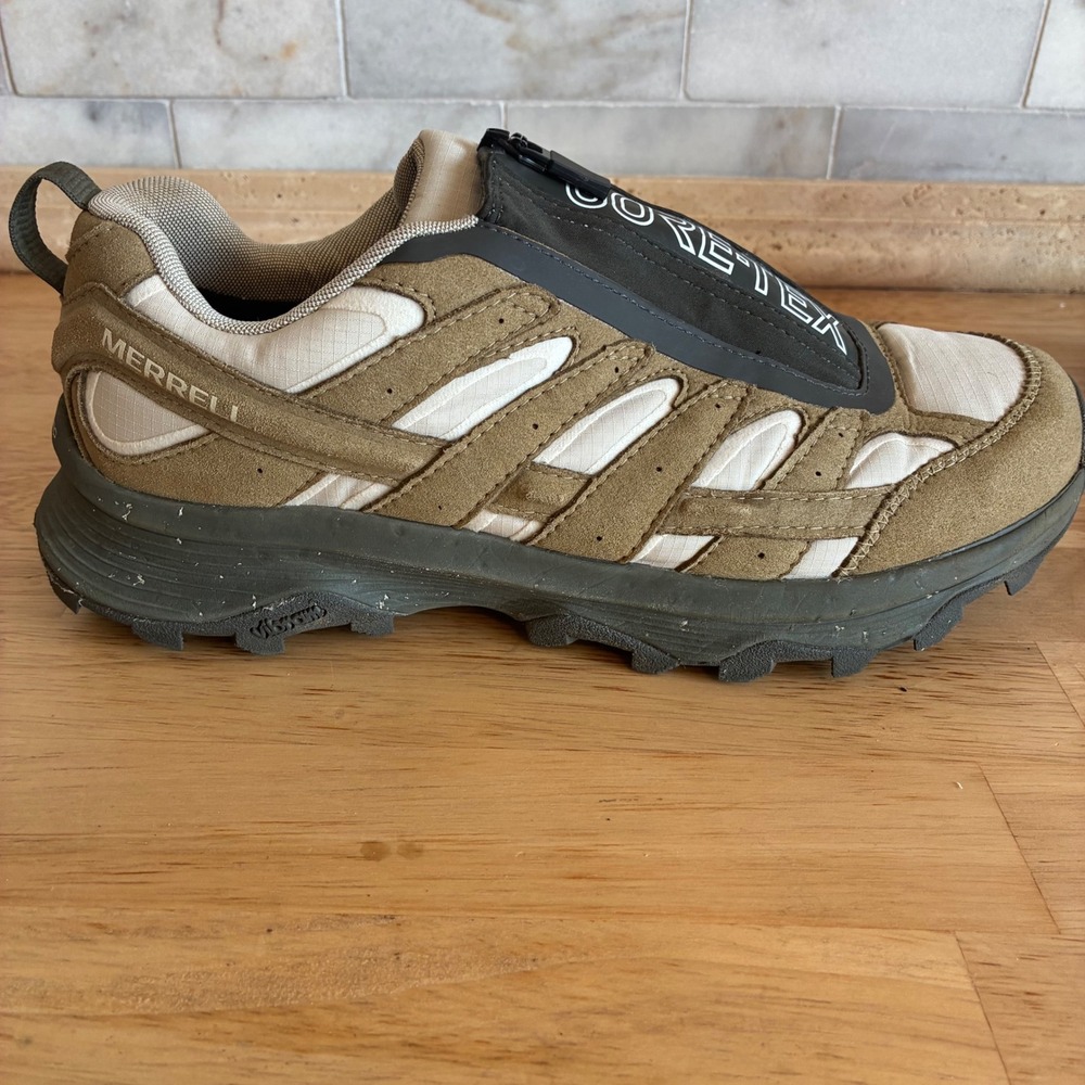 Merrell Moab Speed Zip GORE-TEX Womens 9 Coyote Olive J005320 Hiking Shoes - Picture 10 of 11